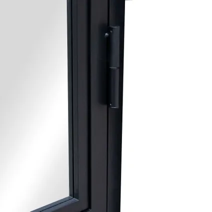 Schulte Porte intérieure en verre - 89 x 216 cm - satiné - version gauche - cadre acier 4