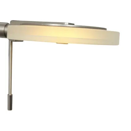 Kantelbare LED glazen wandlamp Steinhauer Turound Staal 6