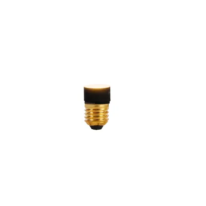 QAZQA Vloerlamp zwart met goud en smoke glas incl. PUCC - Zuzanna 5
