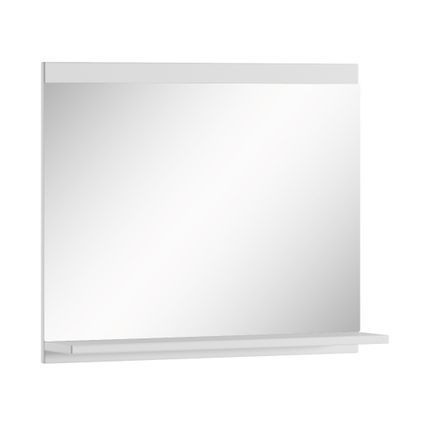 Miroir avec étagère Montreal Badplaats - 60 x 12 x 50 cm - Blanc