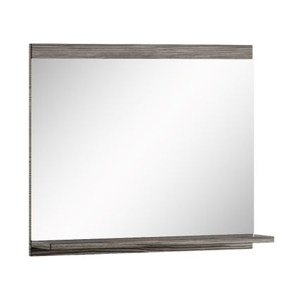 Miroir avec étagère Montreal Badplaats - 60 x 12 x 50 cm - Chene gris