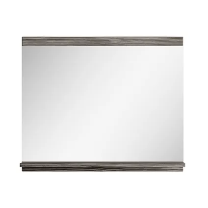 Miroir avec étagère Montreal Badplaats - 60 x 12 x 50 cm - Chene gris 2