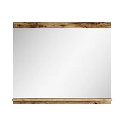Miroir avec étagère Montreal Badplaats - 60 x 12 x 50 cm - Chene 2