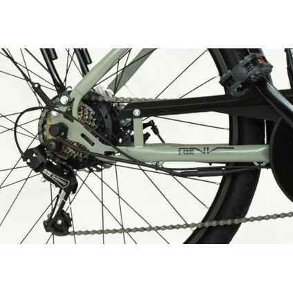Villette - elektrische fiets - le Debutant Plus -26 inch - 7 versnellingen - groen 2