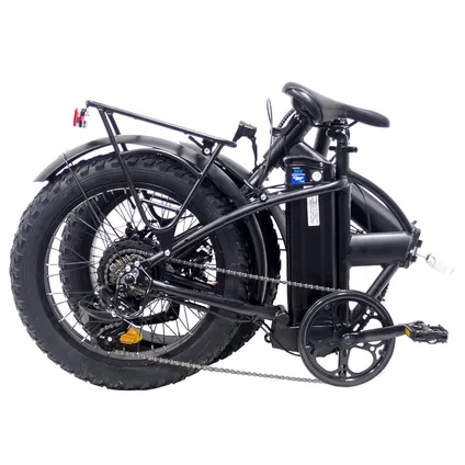 Villette - elektrische vouw-fatbike - le Gros - 7 versnellingen - zwart 2