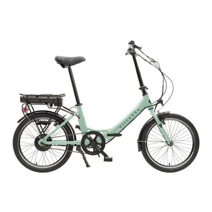 Vélo électrique pliant - Villette les Vacances - 6 vts - 20 pouces - menthe