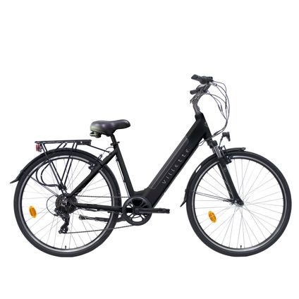 Vélo électrique - Villette L' Amant Eco - femmes - 7vts - 10.4 Ah - batterie intégrée - noir