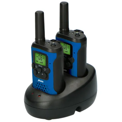 Alecto FR-175BW - Set van twee walkie talkies, tot 7 kilometer bereik, blauw/zwart 2