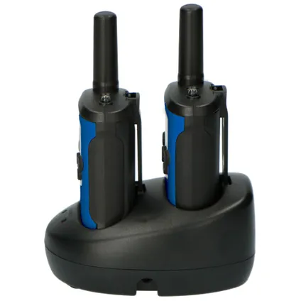 Alecto FR-175BW - Set van twee walkie talkies, tot 7 kilometer bereik, blauw/zwart 6