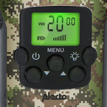 Alecto FR115CAMO - Set van twee walkie talkies voor kinderen, tot 7 kilometer bereik, camouflage 2