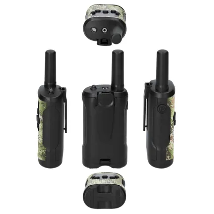 Alecto FR115CAMO - Set van twee walkie talkies voor kinderen, 7 KM bereik, camouflage 6