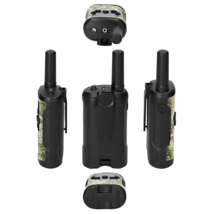 Alecto FR115CAMO - Lot de deux talkie-walkies pour enfants, Portée jusqu’à 7 kilomètres, camouflage 9
