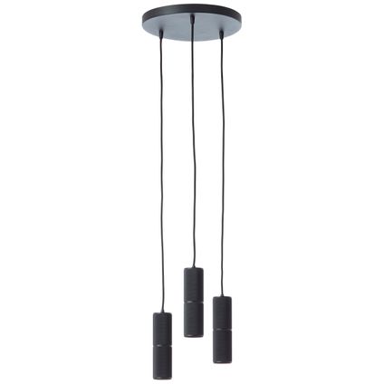 Brilliant hanglamp Marty zwart ⌀30cm 3xGU10 5W