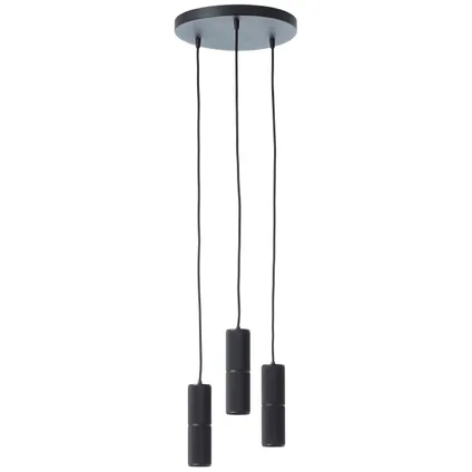 Brilliant hanglamp Marty zwart ⌀30cm 3xGU10 5W 3