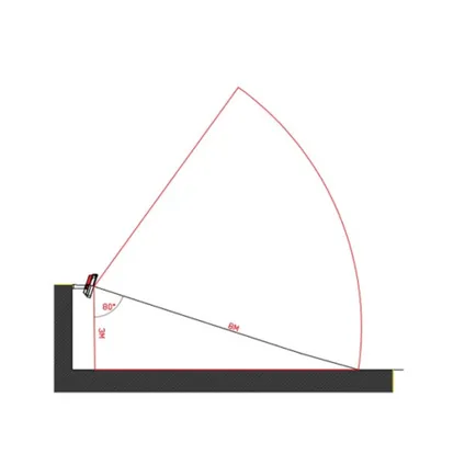 Perel led-schijnwerper, 50 W, 5400 lm, 26.0 x 4.0 x 18.2 cm, IP65, Zwart, Aluminium 4