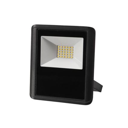 Perel Projecteur LED, 20 W, 1400 lm, 14.7 x 5.3 x 13.1 cm, IP65, Noir, Aluminium
