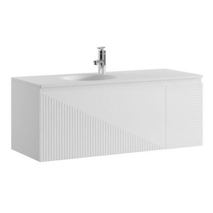 Meuble de salle de bain Santana 120 cm - Badplaats - Blanc –Meuble lavabo