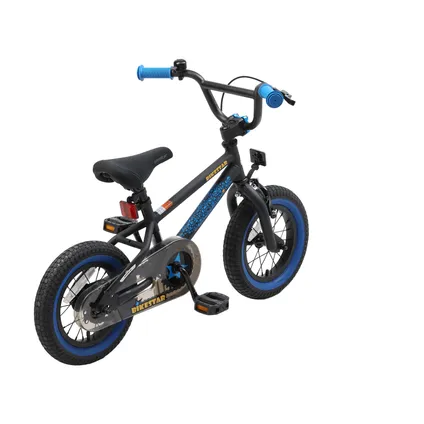 Bikestar BMX kinderfiets 12 inch zwart / blauw 3