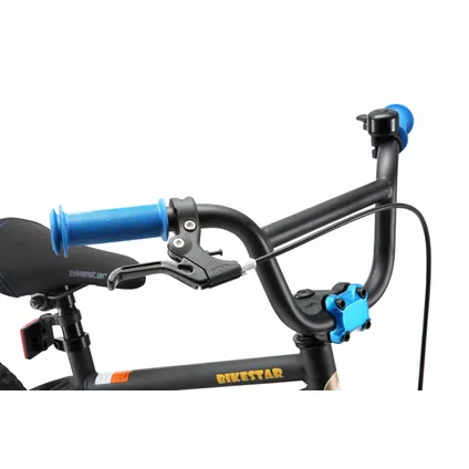 Bikestar BMX kinderfiets 12 inch zwart / blauw 8