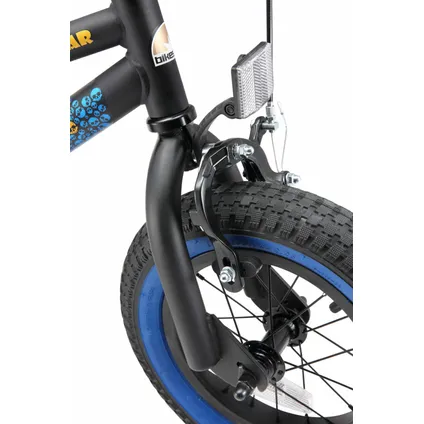Bikestar BMX kinderfiets 12 inch zwart / blauw 10