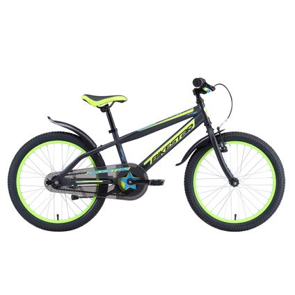 Bikestar kinderfiets Urban Jungle 20 inch zwart/groen