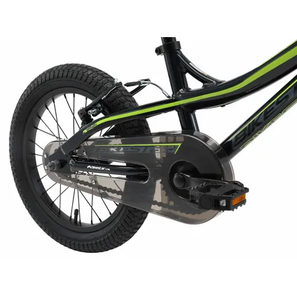 Bikestar mountainbike kinderfiets alu 16 inch zwart / groen 4