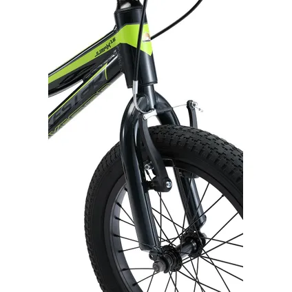 Bikestar mountainbike kinderfiets alu 16 inch zwart / groen 9