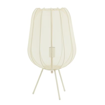 Light & Living - Lampe de table PLUMERIA - Ø34x60cm - Marron
