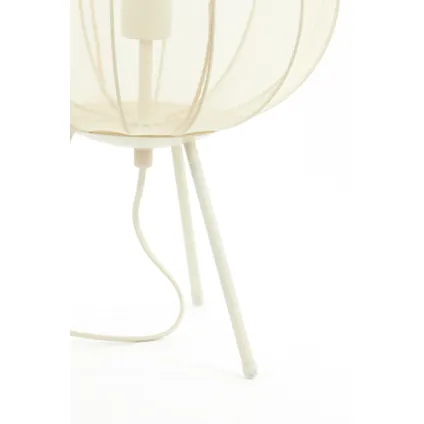 Light & Living - Lampe de table PLUMERIA - Ø34x60cm - Marron 3