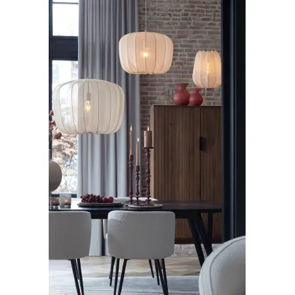 Light & Living - Lampe de table PLUMERIA - Ø34x60cm - Marron 6