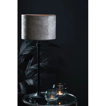 Light & Living - Pied de lampe OLANDO - Ø18x59cm - Noir 5