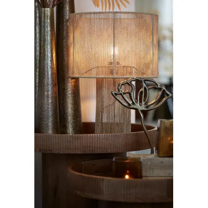 Light & Living - Lampe de table LAVATERA - Ø35x50cm - Marron 8