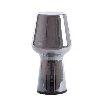 Light & Living - Lampe de table TONGA - Ø17x45,5cm - Gris