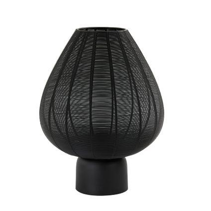 Light & Living - Lampe de table SUNEKO - 35x35x46cm - Noir