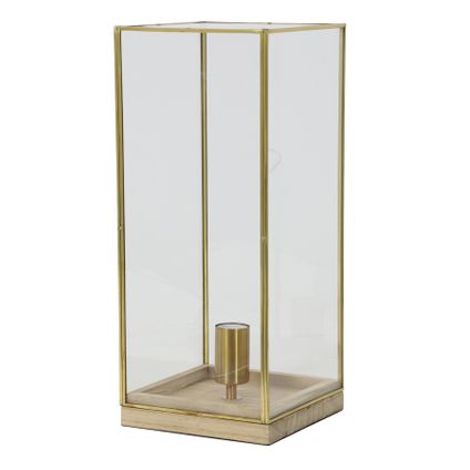 Light & Living - Lampe de table ASKJER - 20x20x47,5cm - Bronze