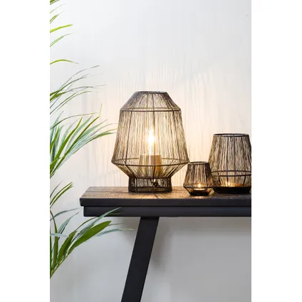 Light & Living - Tafellamp VITORA - Ø30x38cm - Brons 3