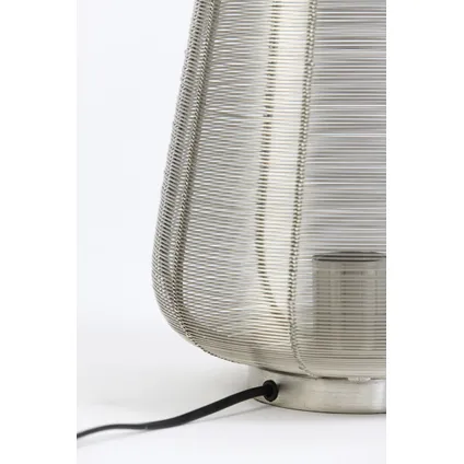 Light & Living - Tafellamp ADETA - Ø22x26cm - Zilver 4
