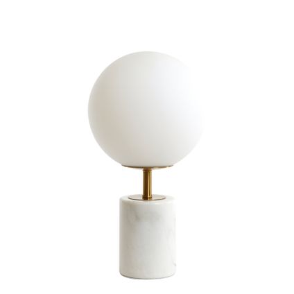 Light & Living - Lampe de table MEDINA - Ø25x47cm - Blanc
