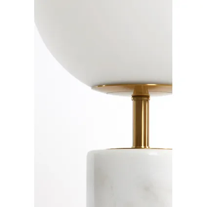 Light & Living - Lampe de table MEDINA - Ø25x47cm - Blanc 3