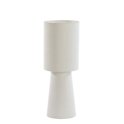Light & Living - Lampe de table RAENI - Ø20x57,5cm - Blanc