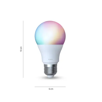 FlinQ Smart E27 - Lampes intelligentes - Lot de 2 - Blanc 8