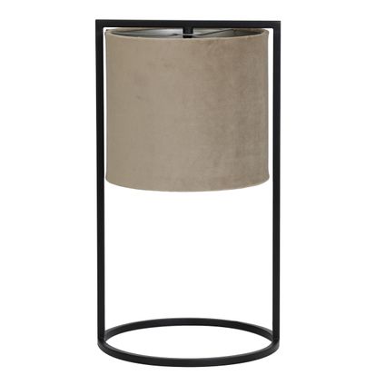 Light & Living - Lampe de table SANTOS - 25x25x45cm - Marron