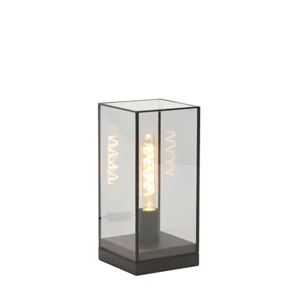 Light & Living - Tafellamp ASKJER - Ø15x32.5cm - Zwart 2