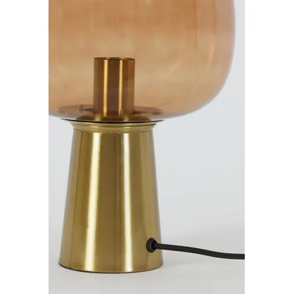 Light & Living - Lampe de table MAYSONY - Ø22x40cm - Marron 3
