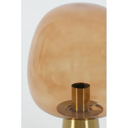 Light & Living - Tafellamp MAYSONY - Ø22x40cm - Bruin 5