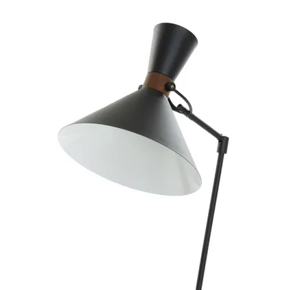Light & Living - Tafellamp HOODIES - 47x25x93cm - Zwart 4