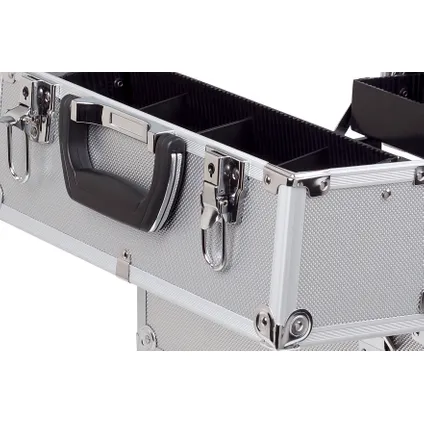 ERRO Aluminium uitklapbare koffer, 4 trays 3