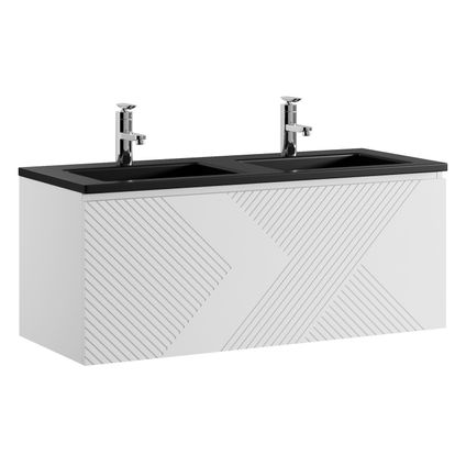 Meuble de salle de bain Moreno 120 cm - Badplaats - Blanc Matt -