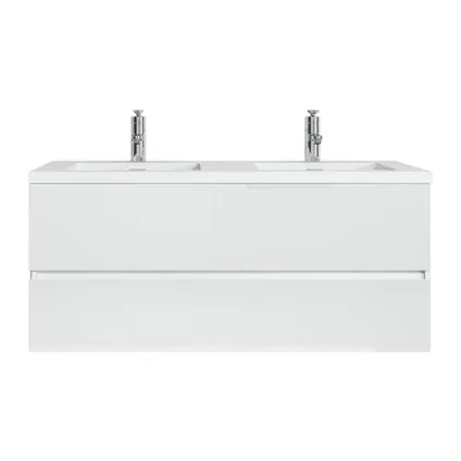 Meuble de salle de bain Coni 120 cm - Badplaats - Blanc Brillant -