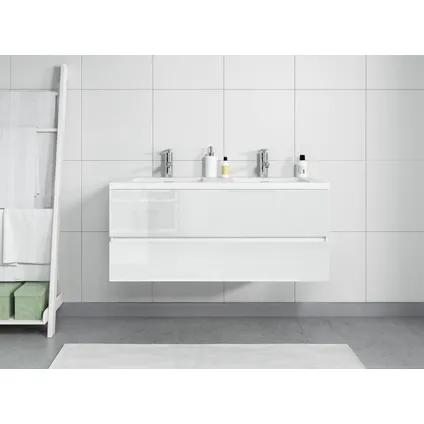 Meuble de salle de bain Coni 120 cm - Badplaats - Blanc Brillant - 2